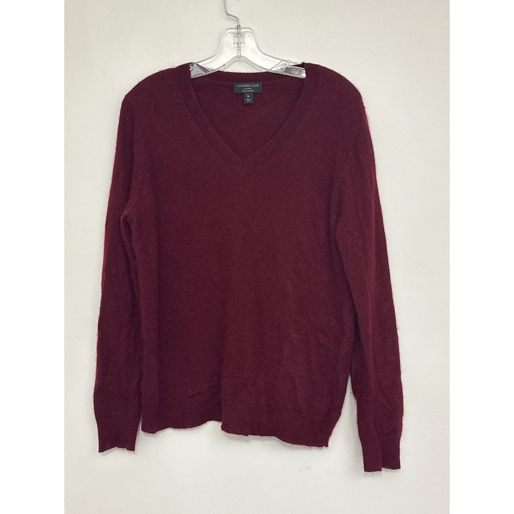 Charter Club Luxury 100% Cashmere Sweater Women's XL Luxury Preppy Old Money